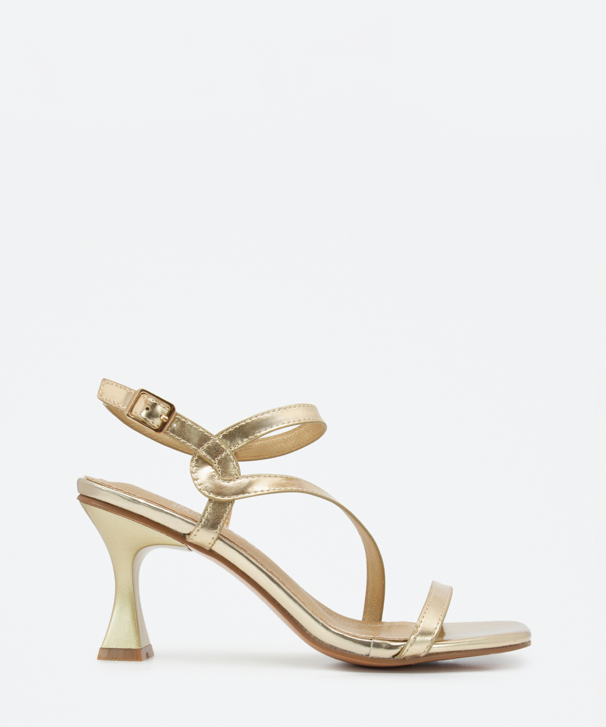 Sandalias tacón tiras